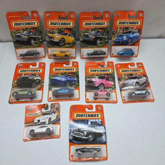 Lot of 10 NEW Factory Sealed Matchbox 2010-2024 Die Cast Cars Toys Racers - Picture 1 of 10